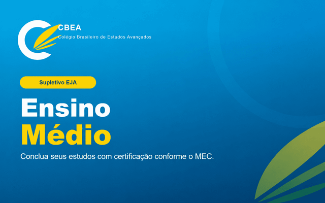 Supletivo EJA - Ensino Médio